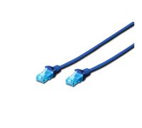 Cable de conexión DIGITUS UTP cat. 5e de 0,25 m, PVC azul