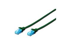 Cable de conexión DIGITUS UTP cat. 5e de 0,25 m, PVC verde