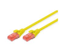 Cable de conexión DIGITUS UTP cat. 6 de 3 m, PVC amarillo