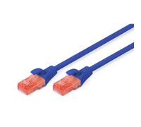 Cable de conexión DIGITUS UTP cat. 6 de 3 m, PVC azul