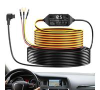 Cable de Conexión Directa para Cámara de Dashboard,Cable de 3 Salidas con Pantalla para Cargador | Monitor de Voltaje Tipo C para Sistemas de Seguridad Vehicular y Detectores de Radar