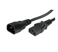 Cable de conexión entre aparatos roline (1,8 m) negro
