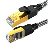 Cable de conexión Ethernet Cat6, Cable Ethernet Cat6 - Cable Ethernet de Alta Transferencia LAN | Cable Vertical Anti-Interferencia Conexión de Alta Velocidad para el Hogar y la Oficina