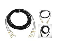 Cable de conexión for exteriores de 120m, 2/4 núcleos, 7,0mm, 2C, 4C, OM1, OM2, CPRI, LC, SC, FC, DVI, puente FTTH impermeable, cable blindado de fibra óptica de 2 núcleos(SC-SC,4C OM1 no out connec)