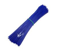 Cable de conexión for placa de pruebas estañado de 26 AWG, UL1007, multicolor, 20 cm, 100 piezas(Blue)