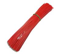 Cable de conexión for placa de pruebas estañado de 26 AWG, UL1007, multicolor, 20 cm, 100 piezas(Rouge)