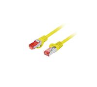 Cable de conexión Lanberg S/FTP cat.6 3m LSZH CU fluke aprobado amarillo