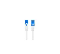 Cable de conexión Lanberg S/FTP cat.6A 1m LSZH CCA fluke aprobado blanco