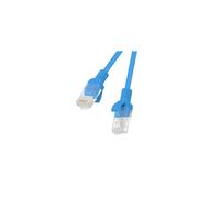 Cable de conexión Lanberg UTP cat.5e de 0,25 m, color azul, paquete de 10 unidades