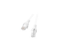Cable de conexión Lanberg UTP Cat.5e de 1 m, color blanco