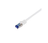 Cable de conexión LogiLink C6A021S Cat.6A S/FTP Ultraflex de 0,50 m, blanco