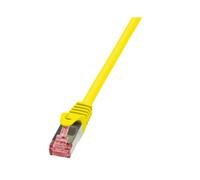 Cable de conexión LogiLink CQ2017S CAT.6 S/FTP de 0,25 m, amarillo