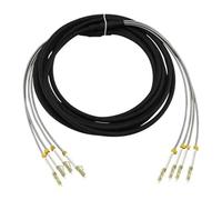 Cable de conexión para exteriores de 30 m, 2/4 núcleos, 7 mm, 2C, 4C, OM1, OM2, CPRI, LC, SC, FC, impermeable, FTTH, cable blindado de fibra óptica, 2 núcleos (SC-FC, 4C OM2-01)