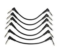 Cable de conexión para guitarras de ángulo recto de bajo ruido, calidad profesional, parches para pedales de guitarra