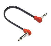 Cable de conexión para guitarras de ángulo recto de bajo ruido, calidad profesional, parches para pedales de guitarra