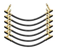 Cable de conexión para pedal de efecto profesional, de Donner, 6-pack 15 cm