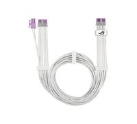 Cable de conexión PCIe - ASUS - ROG Equalizer (edición blanca) - PCIe 6 pines6 pines - 0,75 m - Gris