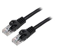 Cable de conexión PCU5-20CC-0200-BK U/UTP 5e Line CCA PVC negro 2m 26AWG cabl...