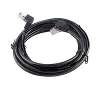 Cable de conexión RJ45 en Forma L ángulo Lateral, Ethernet Trenzado 4PR, CAT5-Lan, Codo Gigabit 2,99m