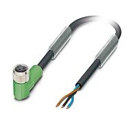 Cable de conexión SAC-3P-5,0-PUR/M8FR M8 PIN: 3 machos en ángulo de 5 m 60VAC...