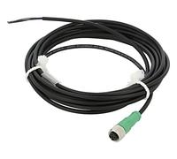 Cable de conexión SAC-3P-5,0-PVC/M12FS M12 PIN: 3 conectores rectos de 5 m 25...