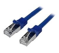 cable de conexión StarTech.com Shielded (SFTP) Cat6 RJ45 0.5m - Azul