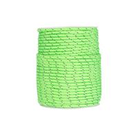 Cable de configuración de tienda de campaña de poca luz con reflectantes | Línea de poliéster de 4 mm, rollo de 50 m para lona y equipo de camping