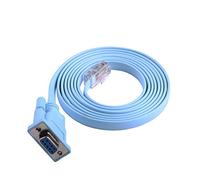 Cable de consola de equipos de red para Cisco/Juniper/NETGEAR/Ubiquity/LINKSYS/TP-Link enrutadores, conmutadores y equipos de cortafuegos, cable de consola DB9 a RJ45 RS232 (6FT, DB9)