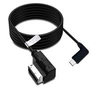 Cable de Consumidor de Interfaz de Medios para Mercedes Benz C E A B G SLK CLS GLK SL 2011-14, 2 en 1 Cable de Carga MDI AUX para 17 Pro Max Air 16 Pro Max 15 Pro Max Android Galaxy Google