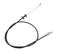 Cable de control de canalón de expulsión de repuesto para 586961501, compatible con ST224 ST227P ST230P, cable de metal resistente, color negro