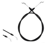 Cable de control de cortacésped de repuesto para modelos 746-0550 y 946-0550, cable del acelerador de metal con acabado negro resistente a la intemperie para un funcionamiento suave y fácil
