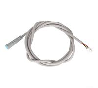 Cable de control de scooter eléctrico, cable conector para tablero de instrumentos para Xiaomi para M365, cable de bus de datos de 124 mm, pieza de repuesto Plug and Play blanco negro (blanco)