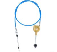Cable de control del acelerador de 2 m para mini excavadora y mezcladora, conducto flexible de poliuretano con conector de acero inoxidable resistente a la intemperie y funcionamiento sensible