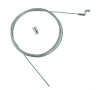 Cable de control del acelerador para cortacésped, 200 cm, gancho en Z, kit de reparación de cable del acelerador de motor, freno de motor, apto para la mayoría de máquinas de jardín motorizadas