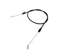 Cable de control del acelerador para cortacésped Troy and For Craftsman de 51 pulgadas con conducto de 37-1/2 pulgadas, curvas tipo Z, acero inoxidable y goma para modelos de empuje de gas