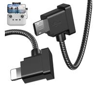 Cable de control remoto micro USB a iOS DJI para DJI Mavic Mini 1ª generación Mini SE DJI Mavic Pro Spark 2 Pro Zoom Mavic Air OTG Data Cable trenzado de nailon para iPhone 14 Plus 13 Pro 12 XR
