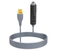 Cable de conversión de alimentación macho XT60 a CC, longitud con conexión segura para generador solar y equipos electrónicos (luz indicadora)