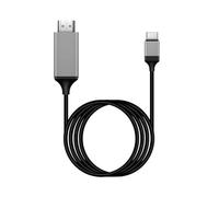 Cable de conversión de monitor tipo C a HDMI, compatible con USB 3.1 4K HDTV, cable for teléfono Android for conectar la misma pantalla del televisor, cable de conversión de pantalla de 2 m.