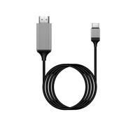 Cable de conversión de monitor tipo C a HDMI, compatible con USB 3.1 4K HDTV, cable for teléfono Android for conectar la misma pantalla del televisor, cable de conversión de pantalla de 2 m.