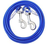 Cable de correa para perro, cadena de 3 m - Cadena resistente, cordón para perro, acero anticorrosión (3 m)