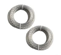 Cable de corte de césped reforzado con núcleo de 2.0-3.0 mm, 30 m, para cortacéspedes eléctricos de gasolina, cuidado del césped (15 x 2 mm x 2 piezas)