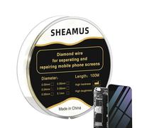 Cable de corte de pantalla de teléfono, herramienta de reparación de teléfonos celulares de precisión ultrafina, alambre de corte de vidrio, para tabletas, portátiles, teléfonos inteligentes y