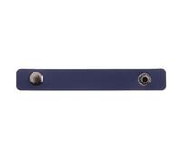 Cable de cuero, Enrollador de cables de cuero Organizador de cables Correas for auriculares Multicolor 5 piezas(5pcs Blue)