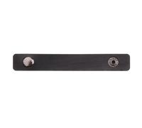 Cable de cuero, Enrollador de cables de cuero Organizador de cables Correas for auriculares Multicolor 5 piezas(5pcs Black)