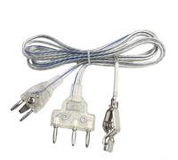 Cable de cuerpo de esgrima con abrazadera de línea de mano para lámina y espada, construcción de plástico y acero inoxidable, variante de color transparente para equipos de entrenamiento de equipos