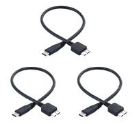 Cable de datos 3X USB tipo C macho a USB 3.0 Micro-B macho
