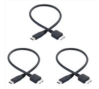 Cable de datos 3X USB tipo C macho a USB 3.0 Micro-B macho