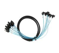 Cable de Datos 6 a 6, Discos Duros a la Tarjeta Mini SAS Array, Cable Mini SAS 6Gbps, 6 a 6 Curva Recta (0,5 m/19,7 Pulgadas)