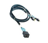 Cable de datos 8643 a 8654 para servidores, fácil instalación, conector de transmisión de datos de velocidad rápida para servidores, cable de almacenamiento intercambiable en caliente