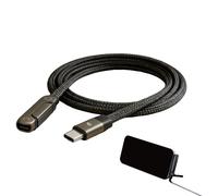 Cable De Datos Con Soporte De 240w, Cable De Carga Rápida, Cables De Carga 2 En 1 De 150 Cm Con Soporte Invisible, Cables De Cargas Invisible Con Soport Para Transferencia De Datos, Hogar Y Viajes